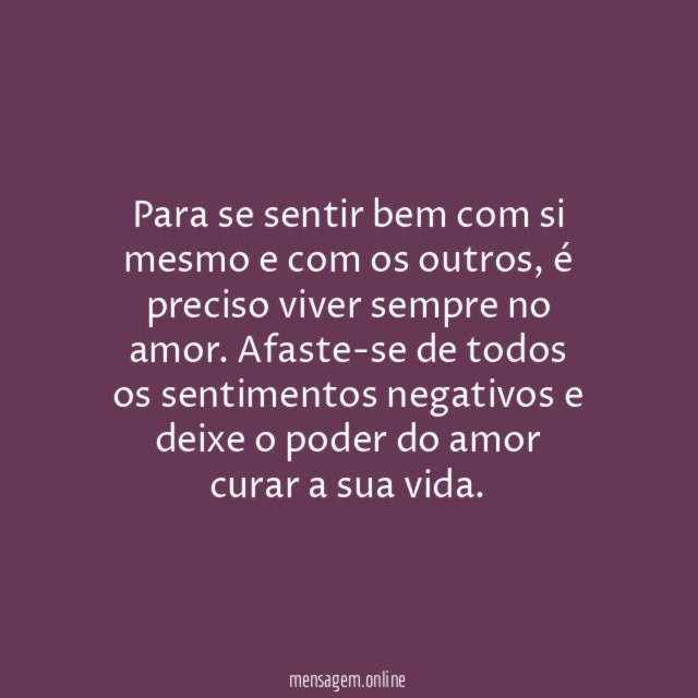 Viva no amor sempre