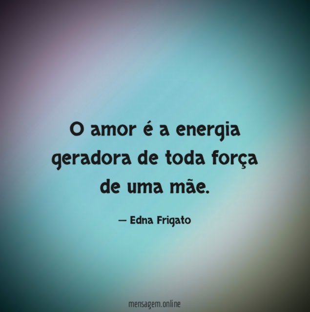 O amor é a energia geradora de toda