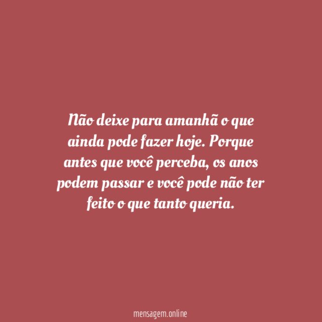 Antes que você perceba