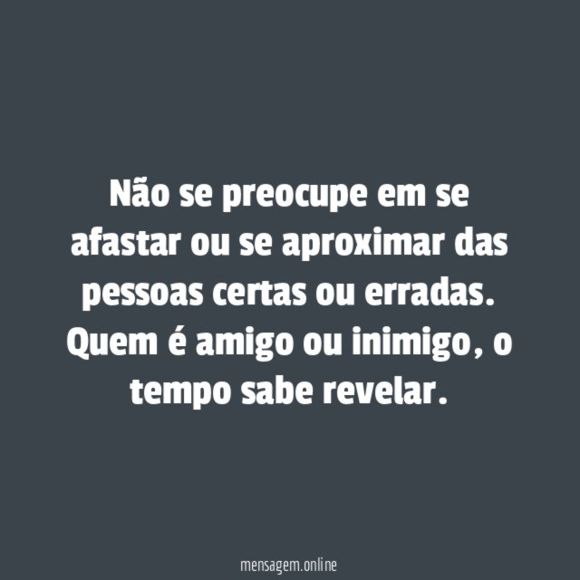 O tempo revela