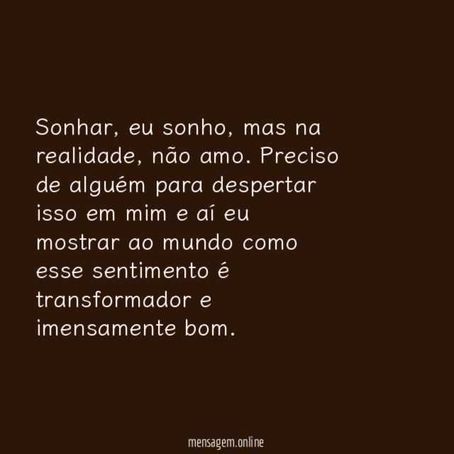 Preciso de alguém para amar