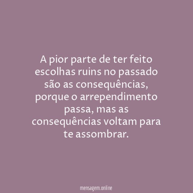 Consequências