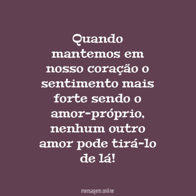 Amor-próprio