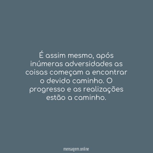 É assim mesmo