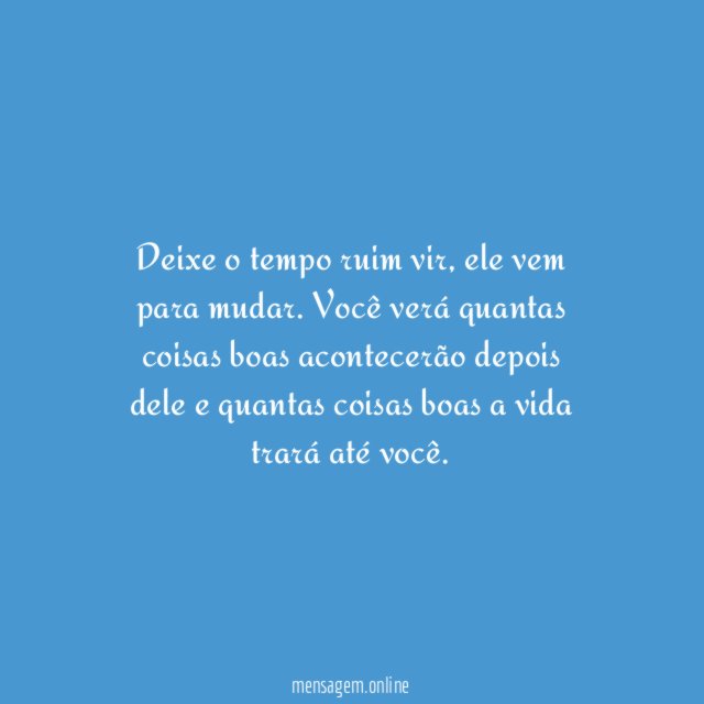 Vem para mudar