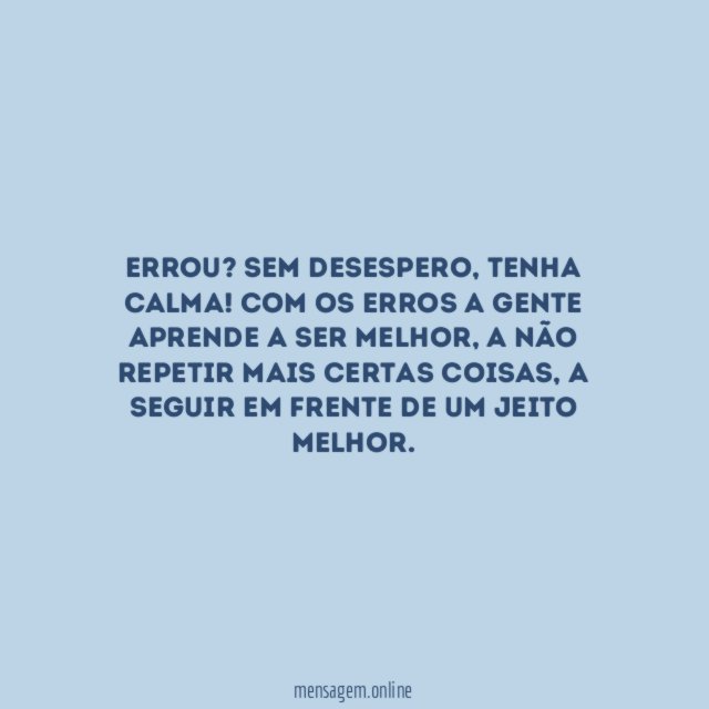 Sem desespero