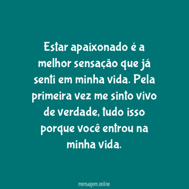 Melhor sensação