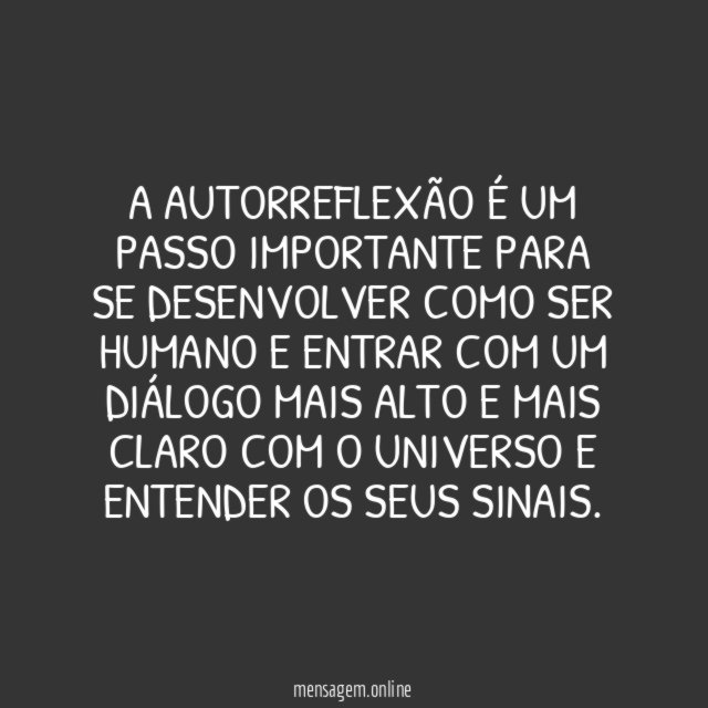Se desenvolva como ser humano