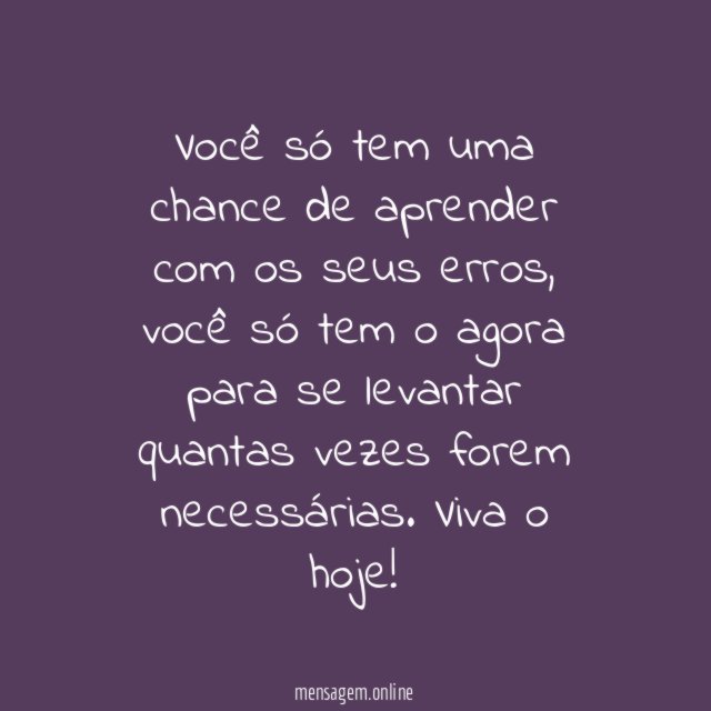 Aprender com os erros