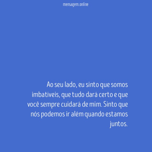 Juntos, nós podemos mais