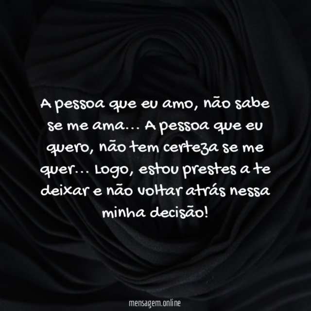 Estou prestes a te deixar