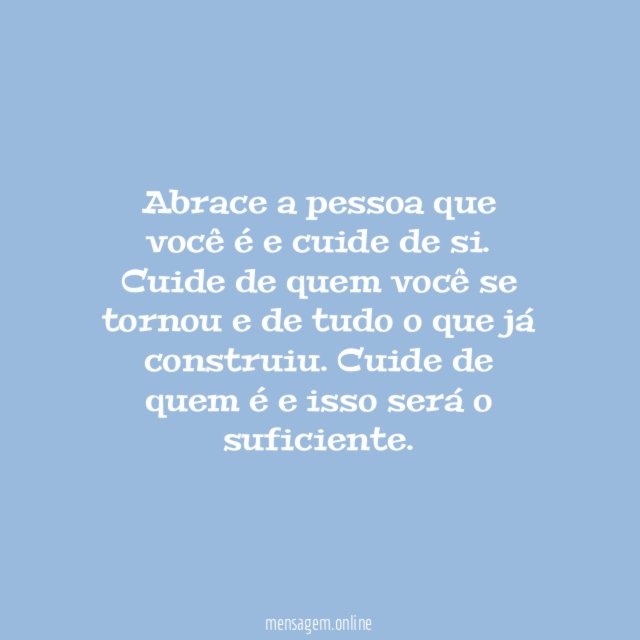 Abrace sua essência