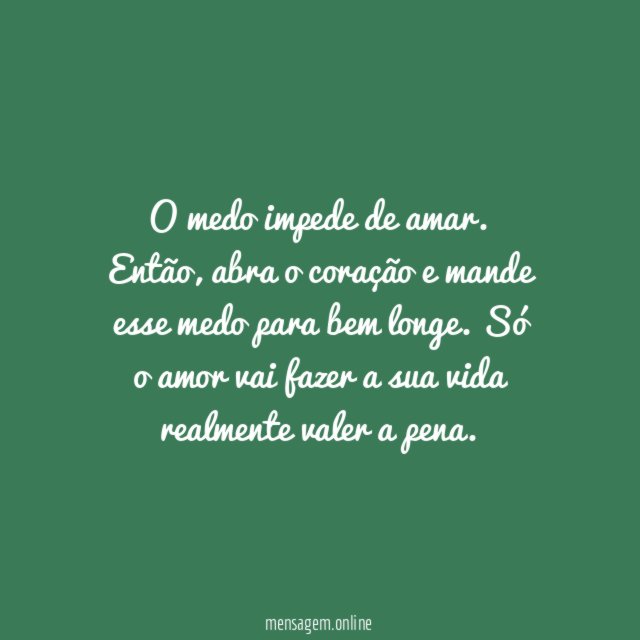 Abra o coração