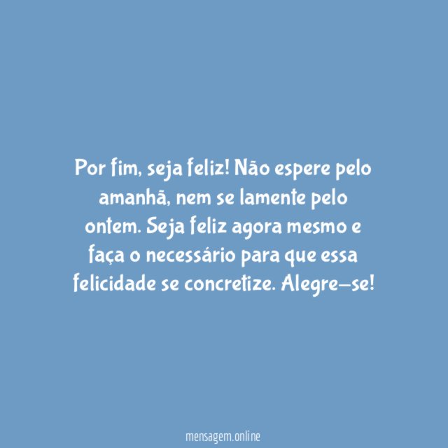 30. Ser realmente feliz