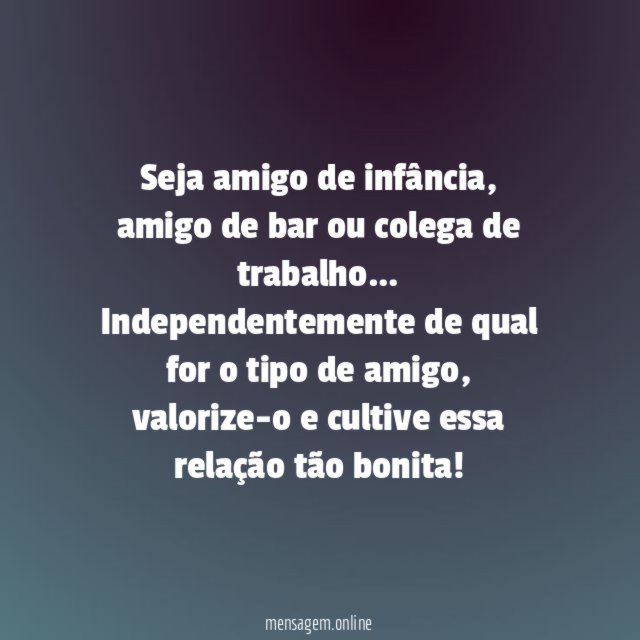 Amigos são amigos