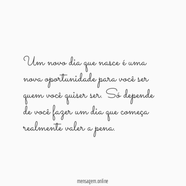 Seja quem você quiser ser
