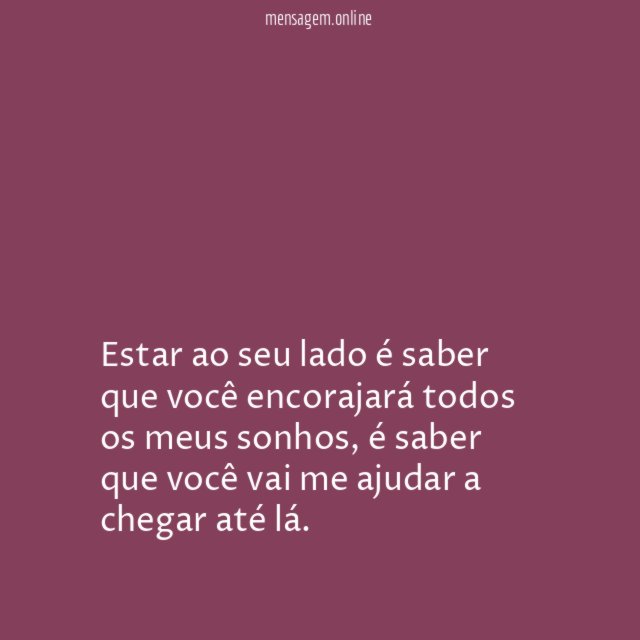 Você realizou os meus sonhos