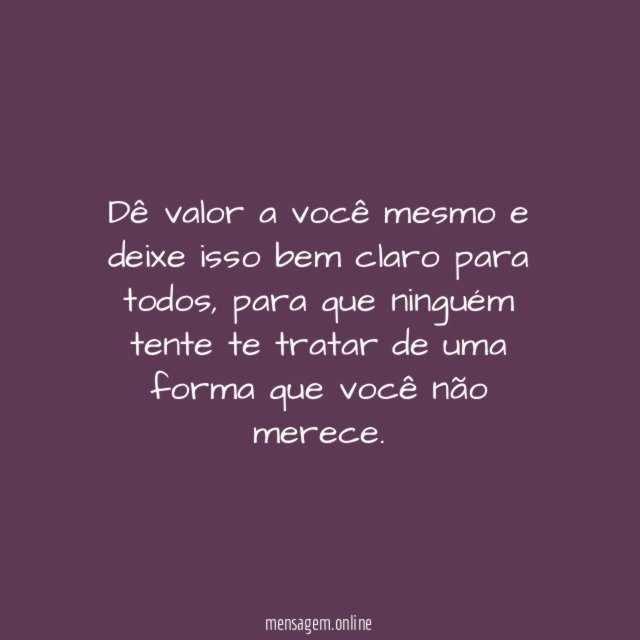 Dê valor