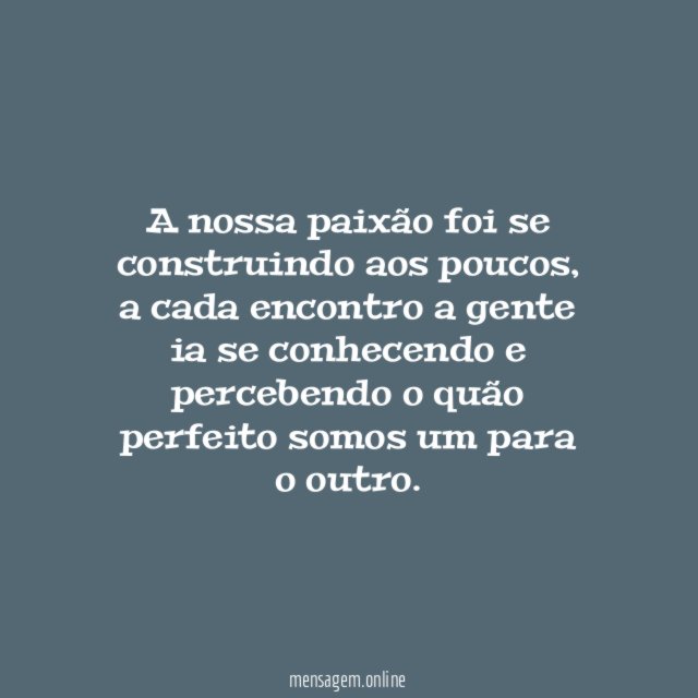 Nossa paixão