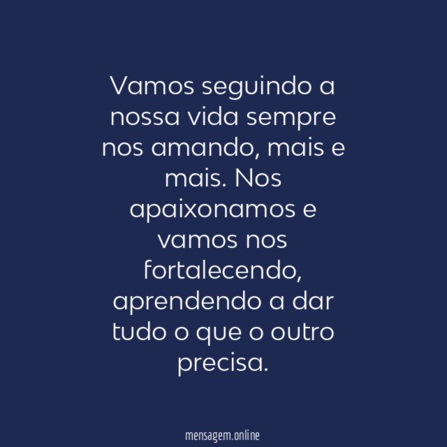 Seguimos nos amando
