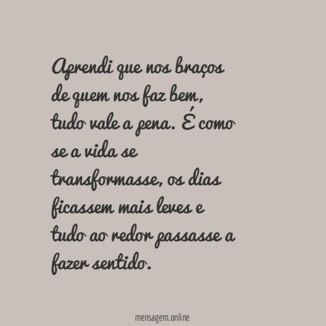 Para os dias ficarem mais leves