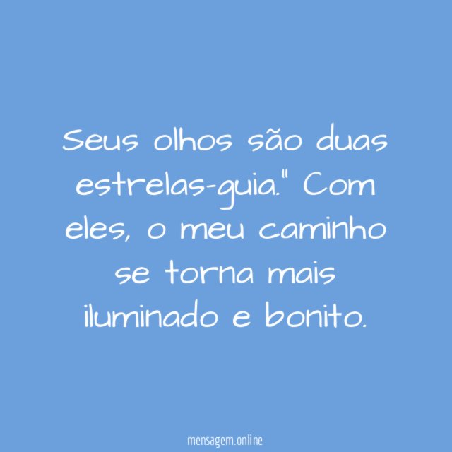 Me guio por você