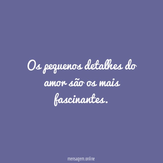 Detalhes da vida a dois