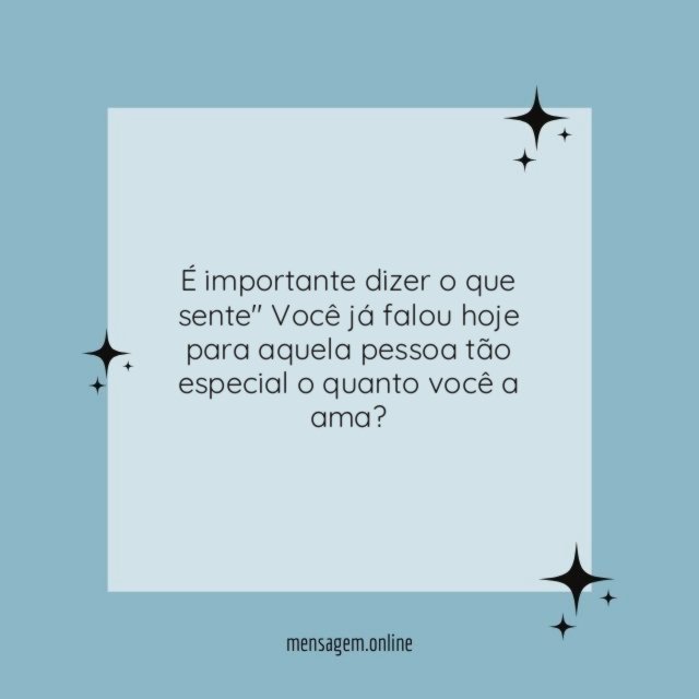Fale mais sobre o que vive em você