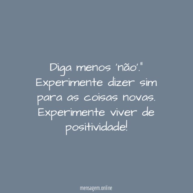 Novas experiências
