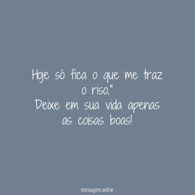 Apenas felicidade!
