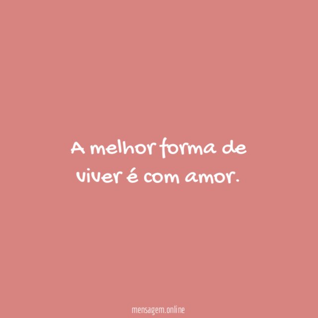 Amor para viver