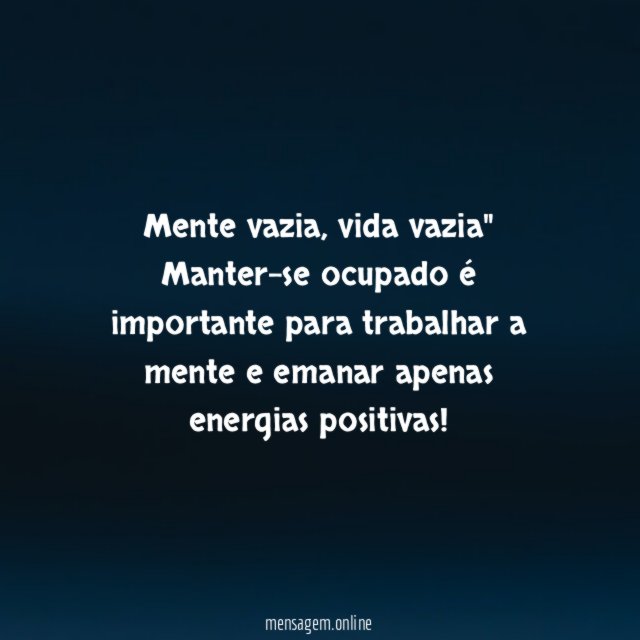 Trabalhando a mente