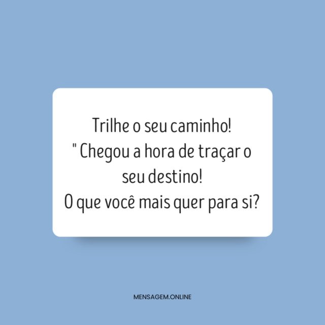 Trilhe!