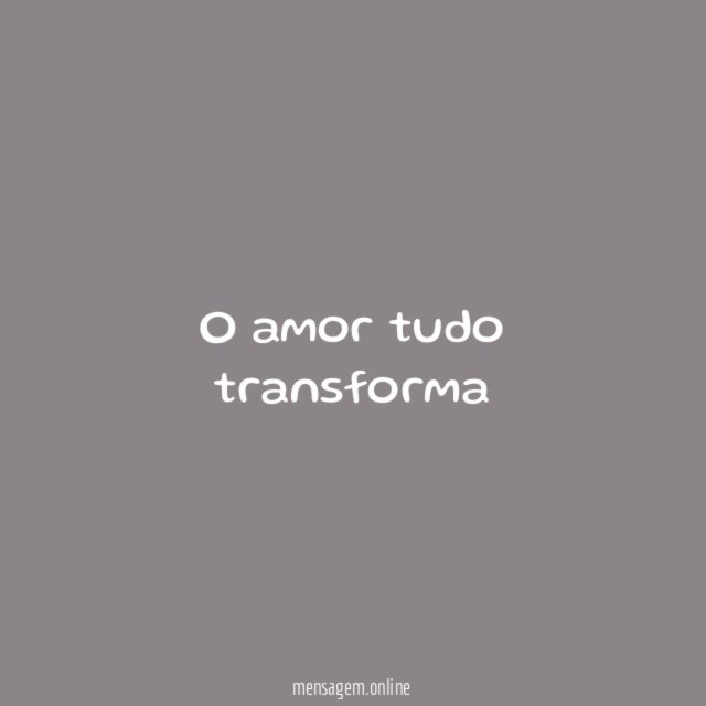 Mudanças