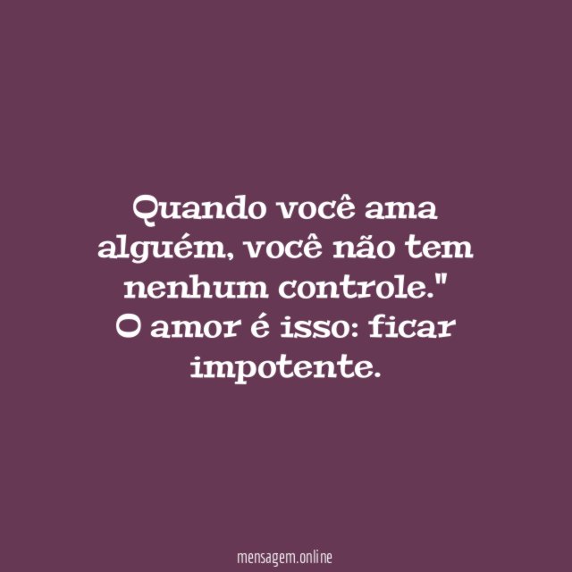 Me faz perder o chão