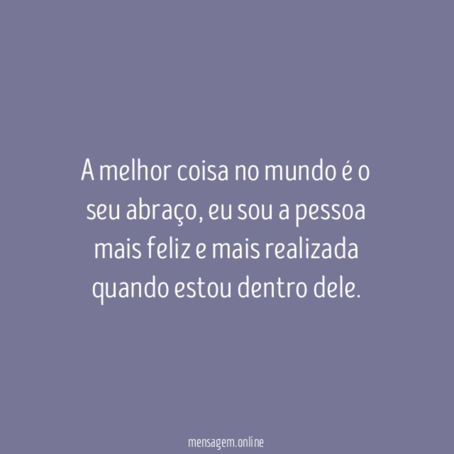 Nada melhor