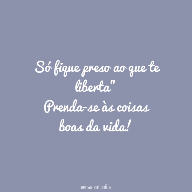 A liberdade de ser