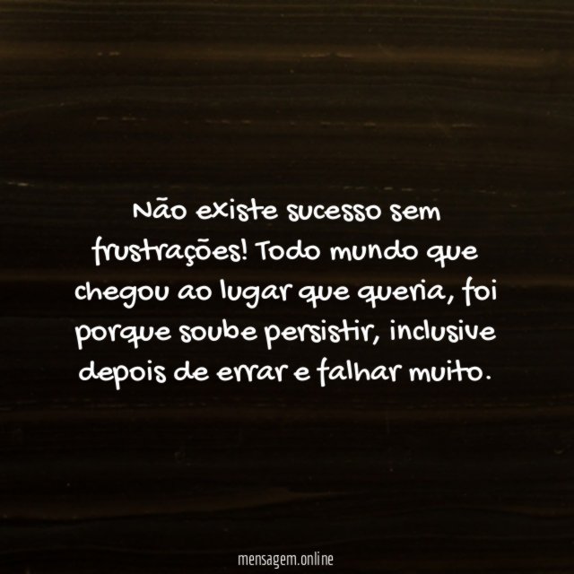 Frustração