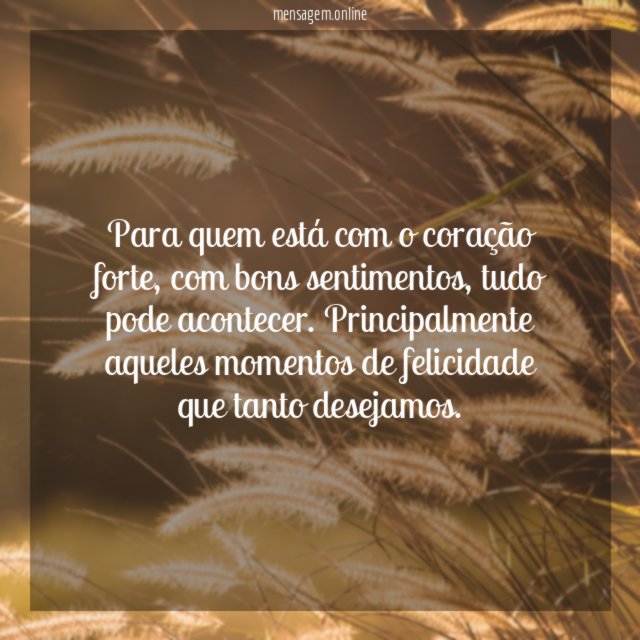 Tudo pode acontecer
