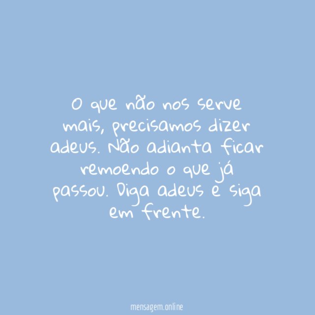 Diga adeus