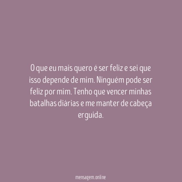 Sou minha própria força