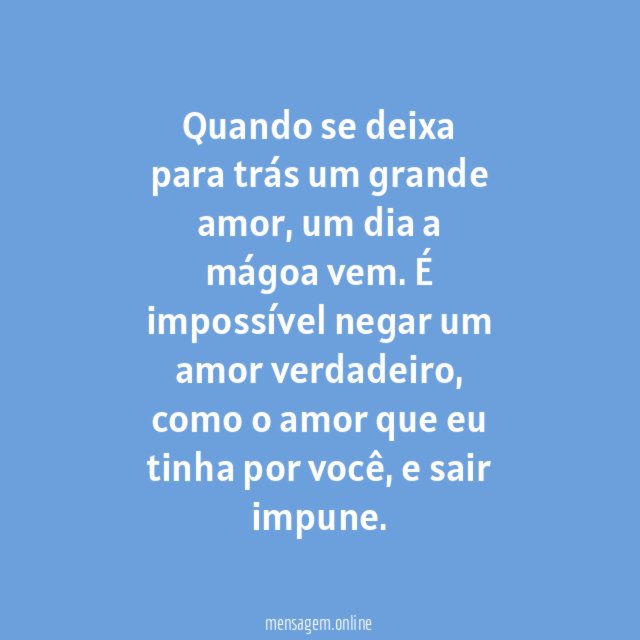 Para trás