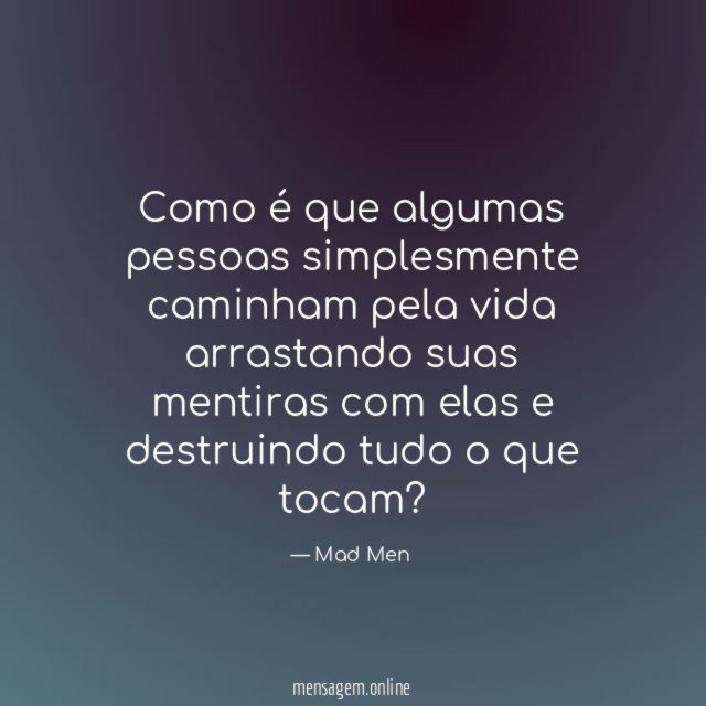 Como é que algumas pessoas simplesmente caminham pela