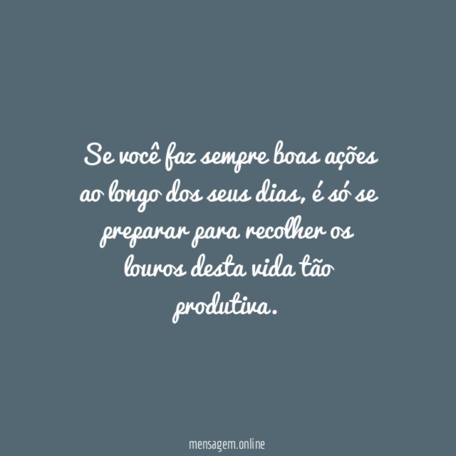 Boas ações