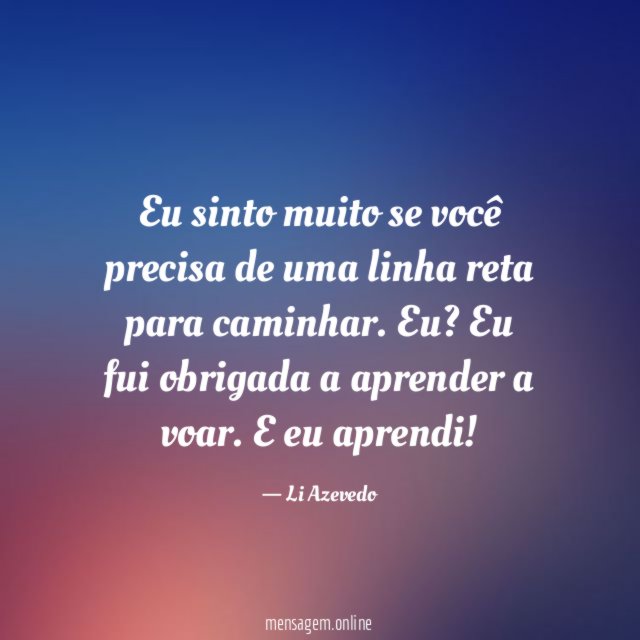 Eu sinto muito se você precisa de uma linha reta para caminhar
