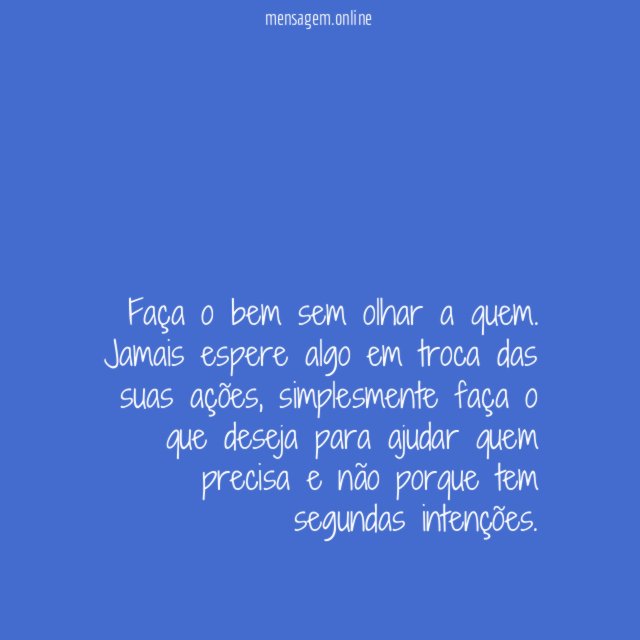 9. Faça o bem