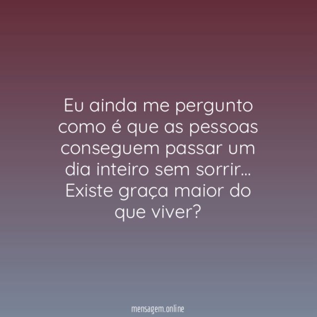 Viver é alegria