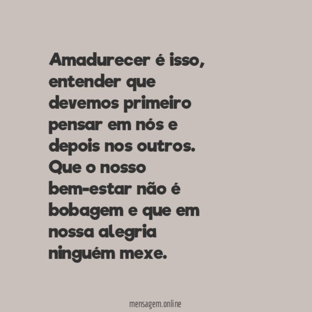 Amadurecer