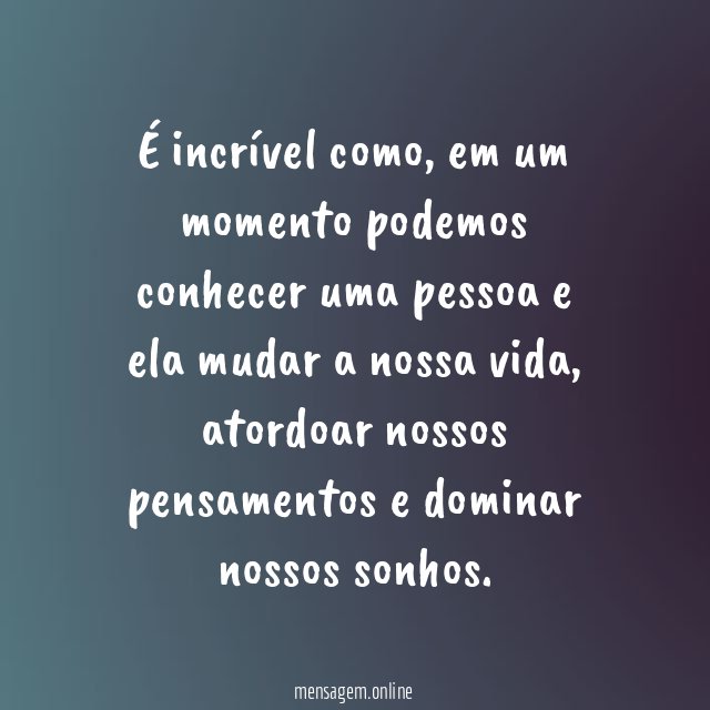 É incrível como