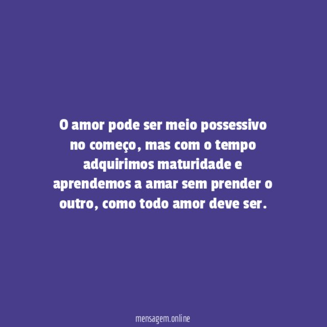 Aprendendo a amar